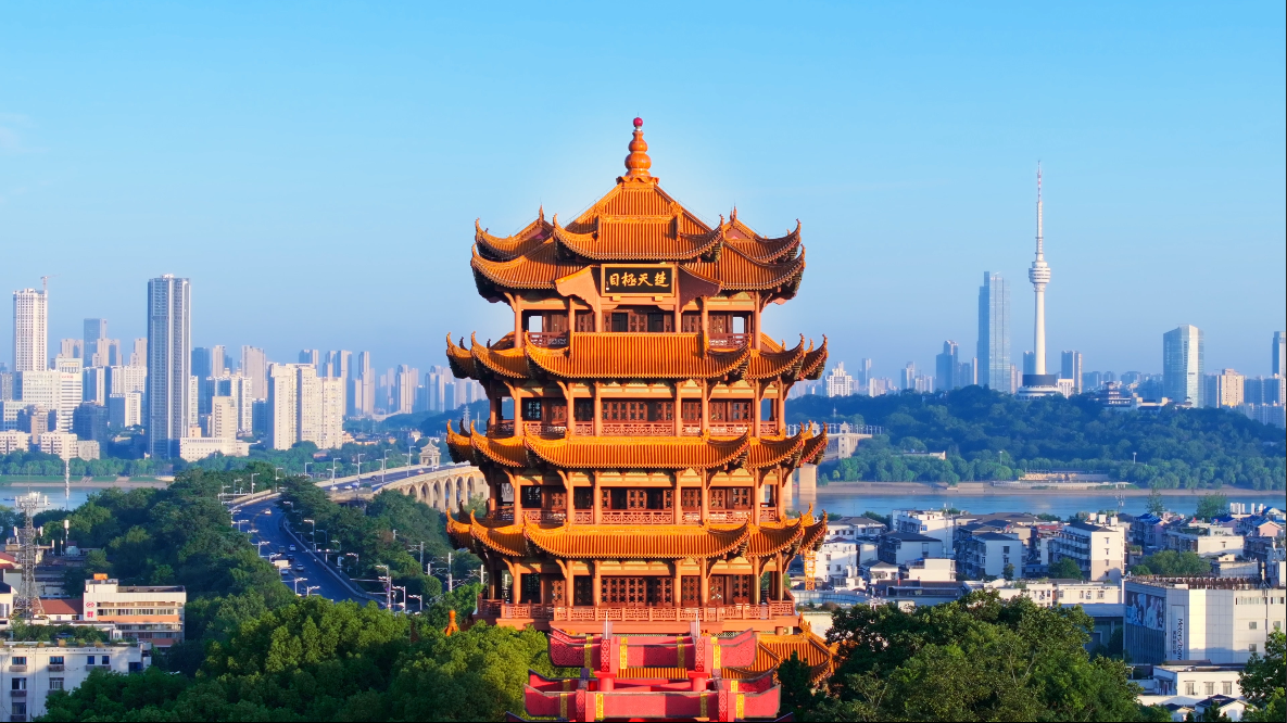 武汉地标人文航拍