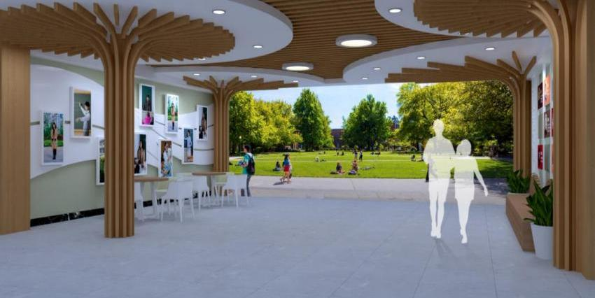 开发区一高中 “综合楼校园文化”